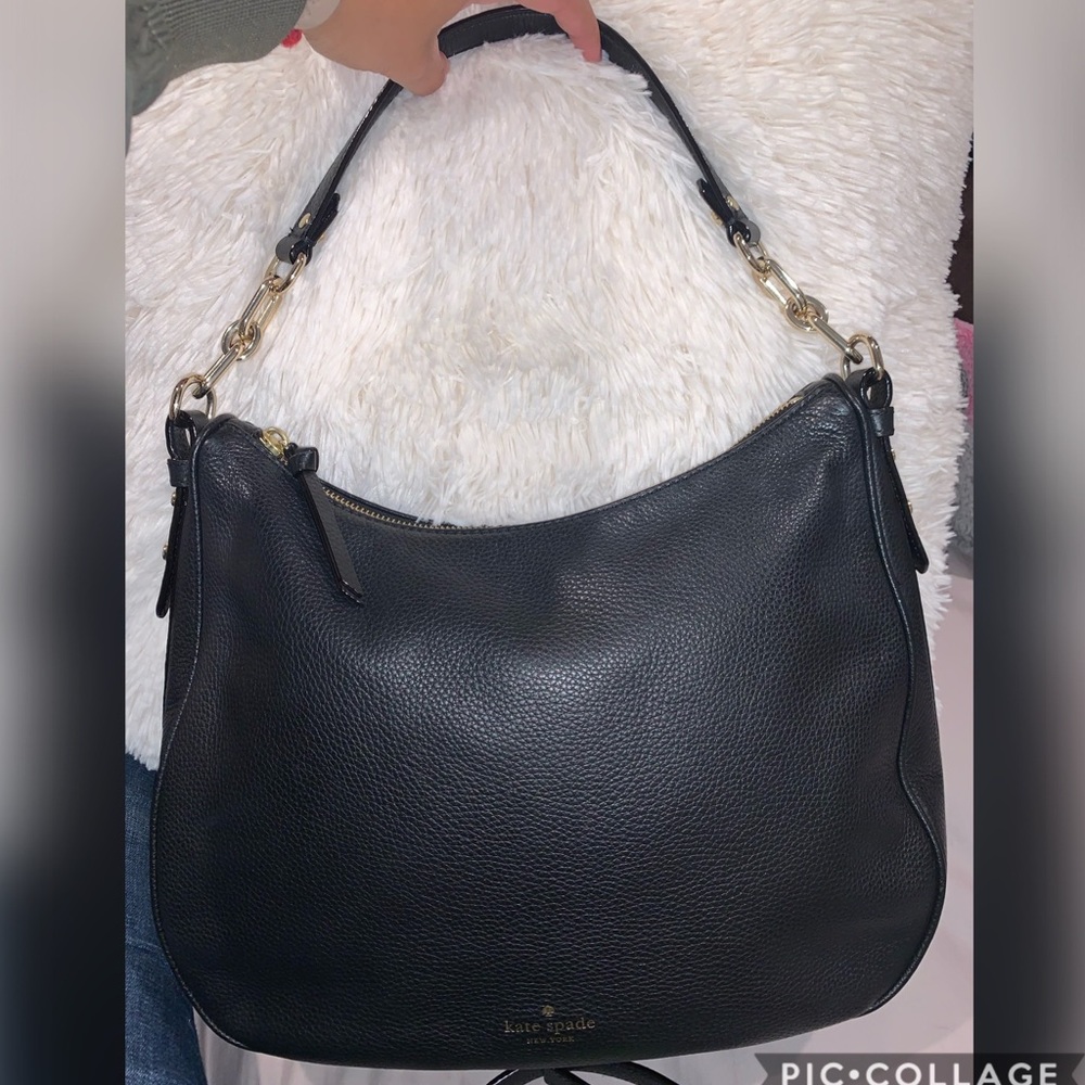 🛑SOLD‼️KATE SPADE Vivian Mulberry Leather Bag🖤